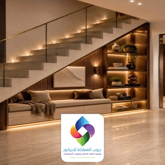 ديكور اسفل الدرج مكة