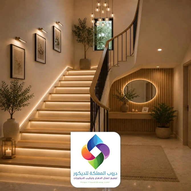 ديكورات مرايا تحت الدرج مكة