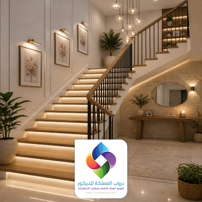 ديكورات مرايا تحت الدرج مكة