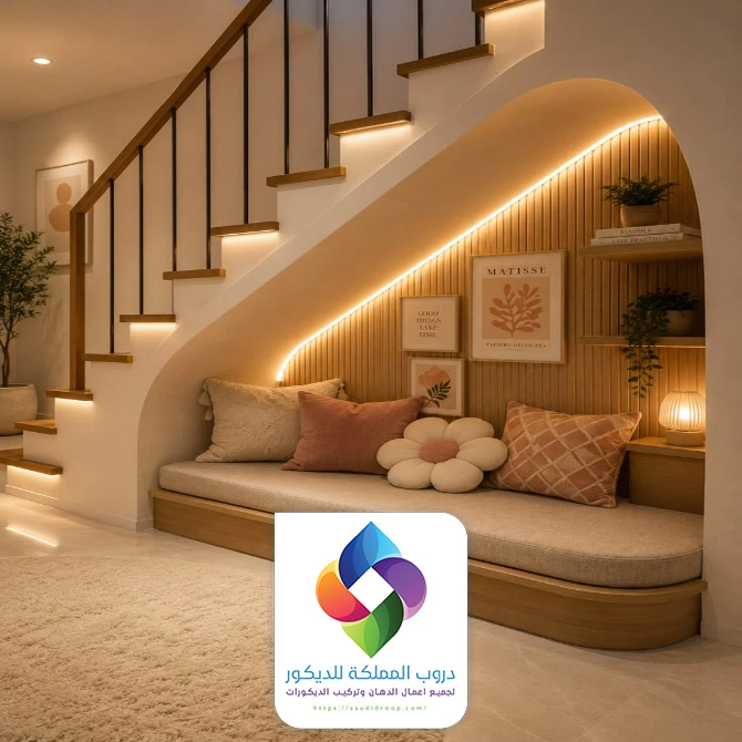 ديكور اسفل الدرج مكة