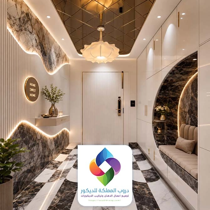 ديكور مدخل صاله جدة
