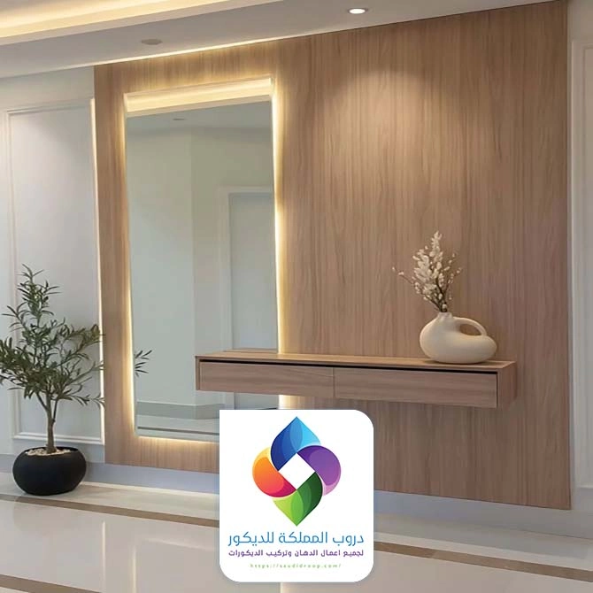 مداخل خشب ديكور جدة