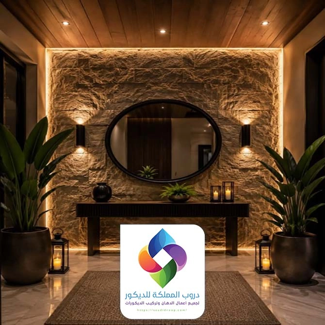 ديكور مدخل صاله جدة