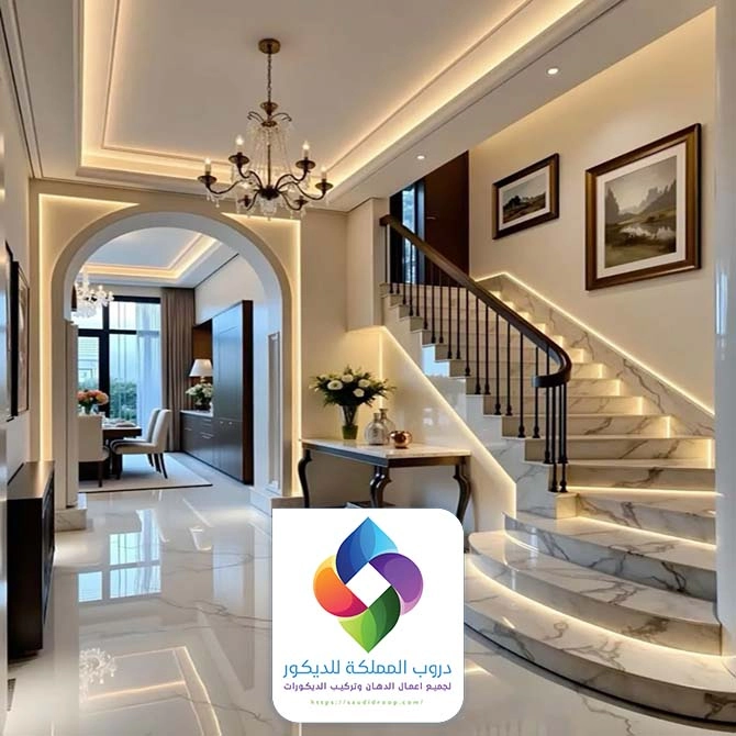 ديكور مدخل صاله بمكة